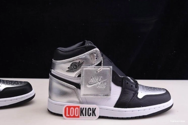 HYPE CD0461-001 SILVER 1 TOE JORDAN HIGH WMNS AIR OG 0724